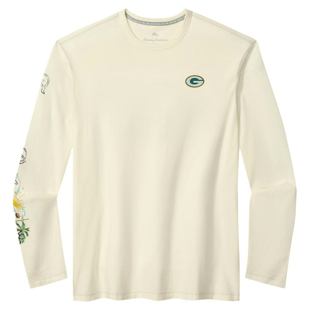 Green Bay Packers Tommy Bahama Oasis Endzone Lux Long Sleeve T-Shirt