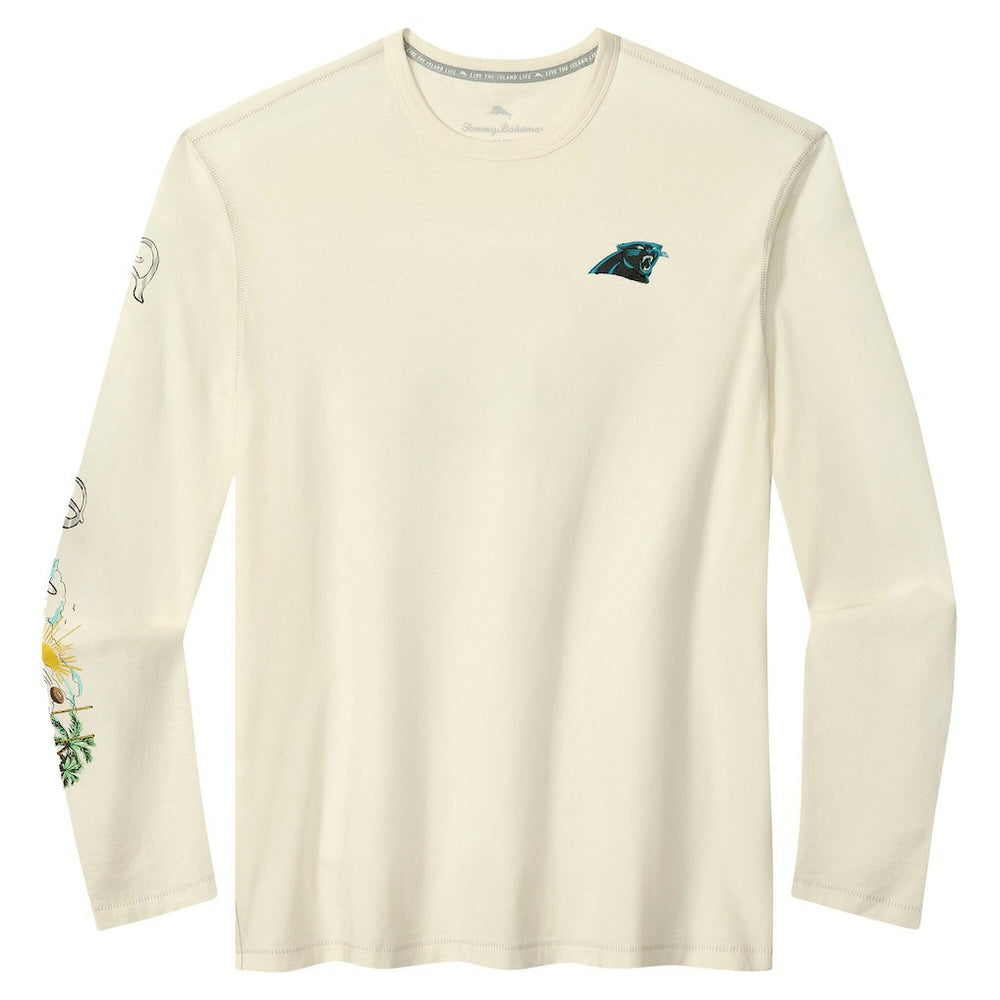 Carolina Panthers Tommy Bahama Oasis Endzone Lux Long Sleeve T-Shirt