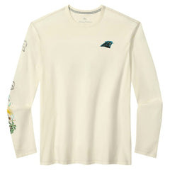 Carolina Panthers Tommy Bahama Oasis Endzone Lux Long Sleeve T-Shirt