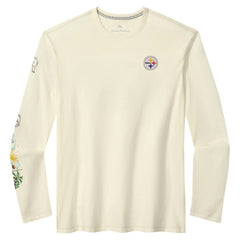 Pittsburgh Steelers Tommy Bahama Oasis Endzone Lux Long Sleeve T-Shirt