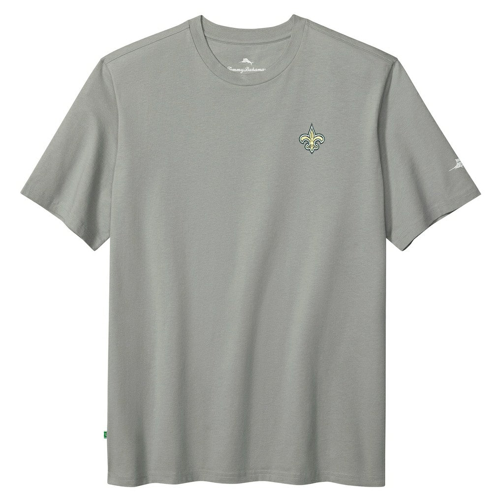 New Orleans Saints Tommy Bahama Huddle & Hang Tens T-Shirt