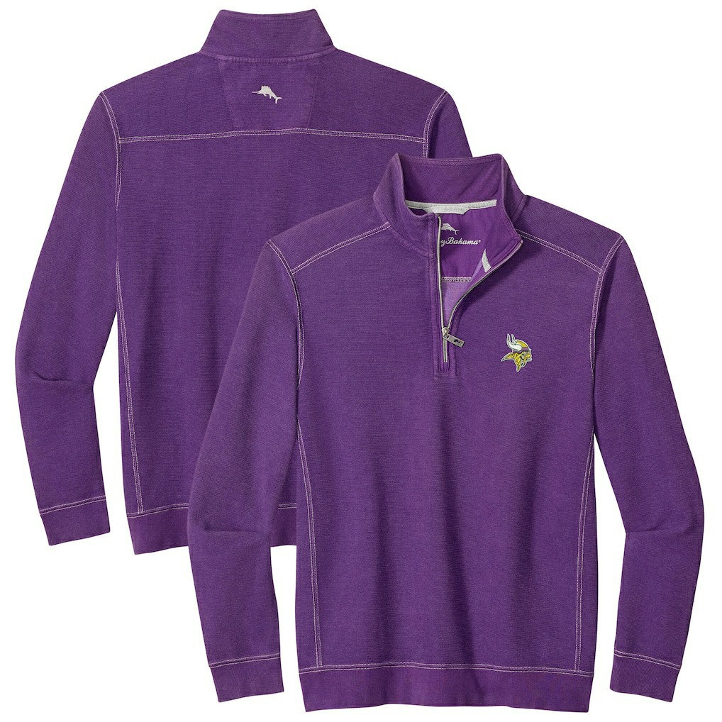 Minnesota Vikings Tommy Bahama Sport Tobago Half-Zip Pullover