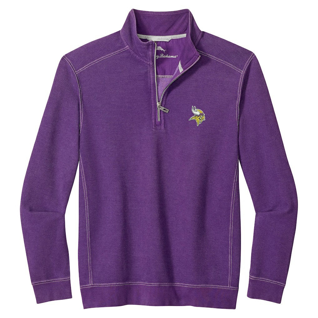 Minnesota Vikings Tommy Bahama Sport Tobago Half-Zip Pullover