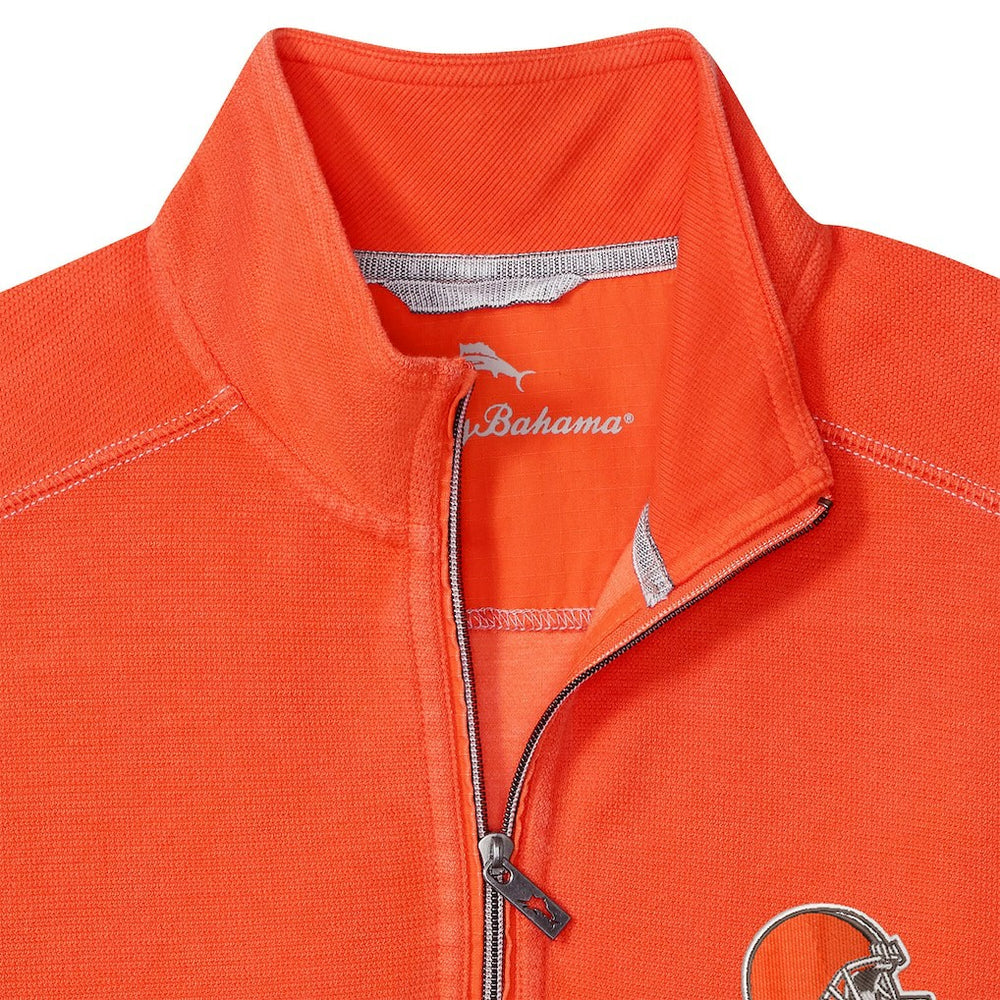 Cleveland Browns Tommy Bahama Sport Tobago Half-Zip Pullover