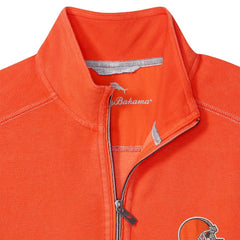 Cleveland Browns Tommy Bahama Sport Tobago Half-Zip Pullover