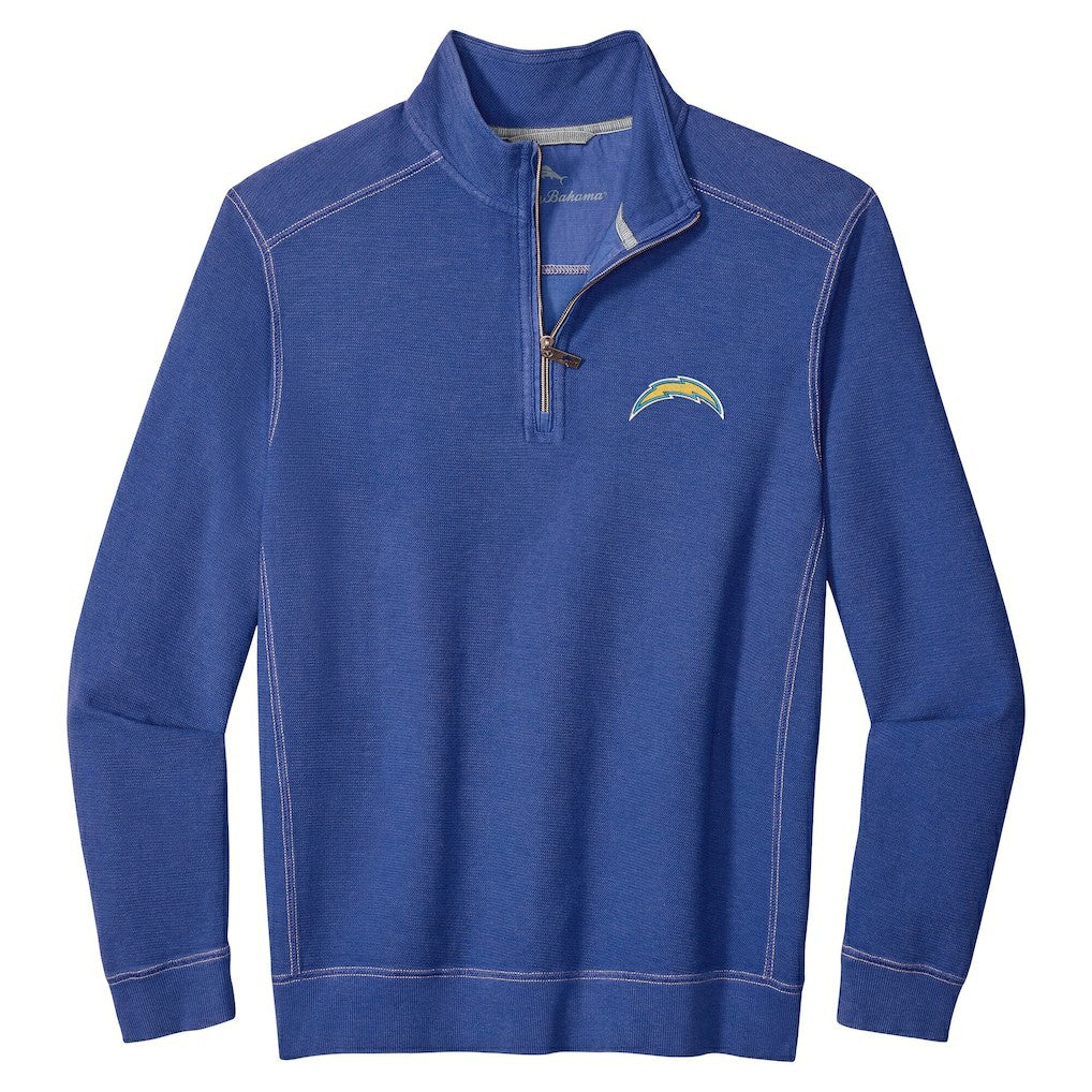 Los Angeles Chargers Tommy Bahama Sport Tobago Half-Zip Pullover