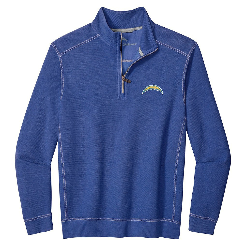 Los Angeles Chargers Tommy Bahama Sport Tobago Half-Zip Pullover