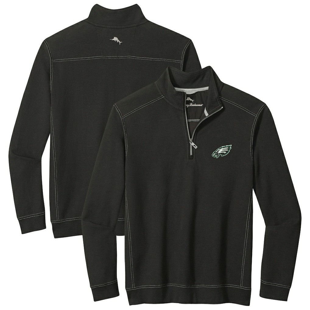 Philadelphia Eagles Tommy Bahama Sport Tobago Half-Zip Pullover