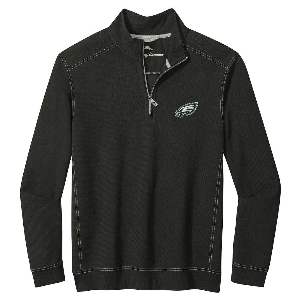 Philadelphia Eagles Tommy Bahama Sport Tobago Half-Zip Pullover