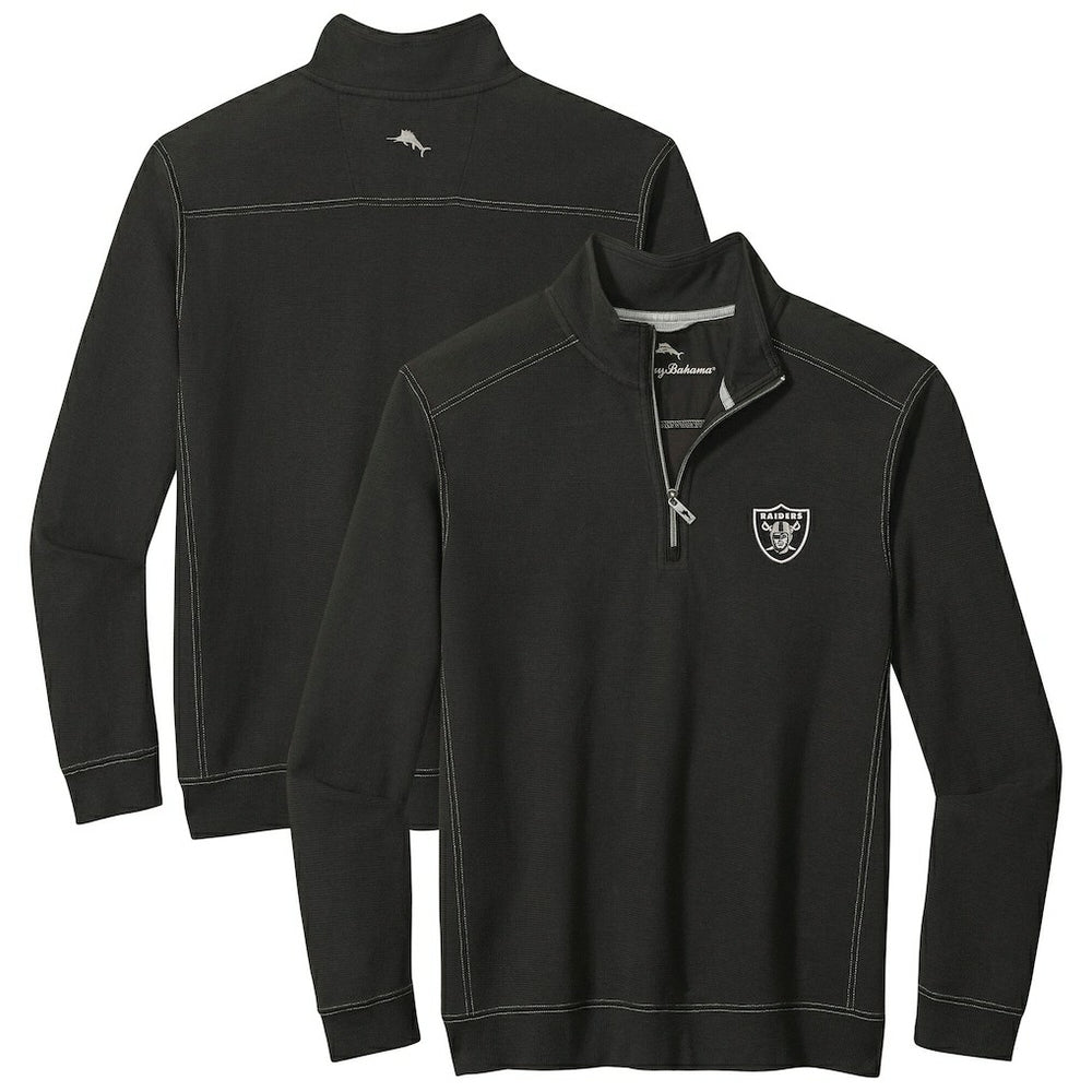 Las Vegas Raiders Tommy Bahama Sport Tobago Half-Zip Pullover