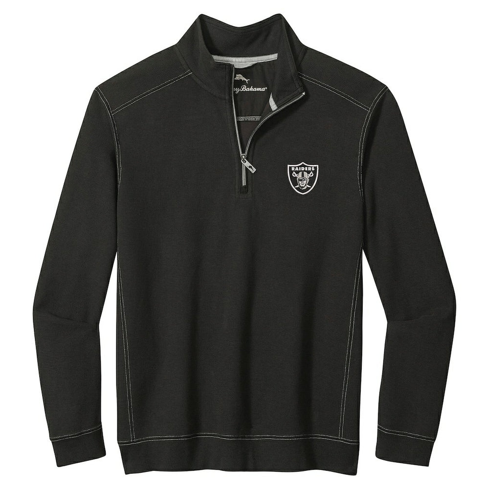 Las Vegas Raiders Tommy Bahama Sport Tobago Half-Zip Pullover