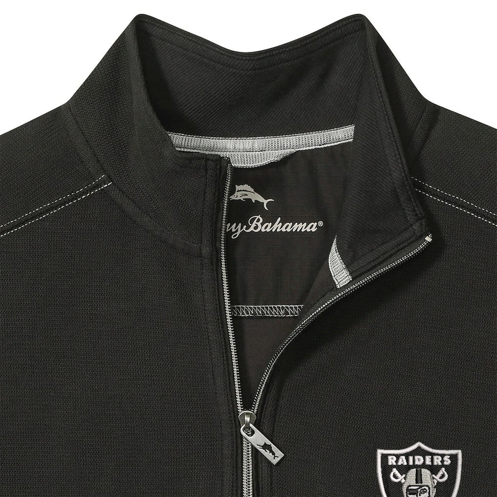 Las Vegas Raiders Tommy Bahama Sport Tobago Half-Zip Pullover