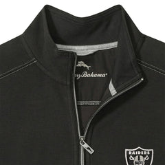 Las Vegas Raiders Tommy Bahama Sport Tobago Half-Zip Pullover