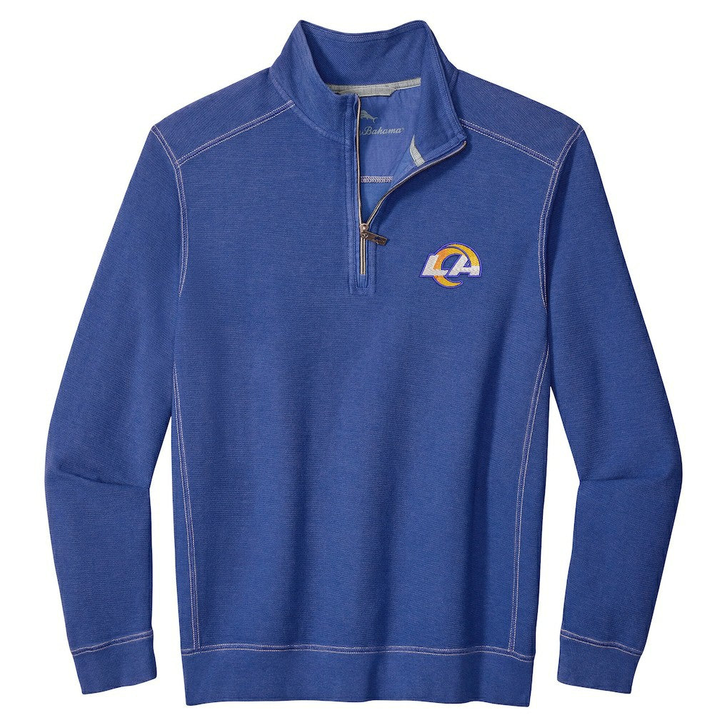 Los Angeles Rams Tommy Bahama Sport Tobago Half-Zip Pullover