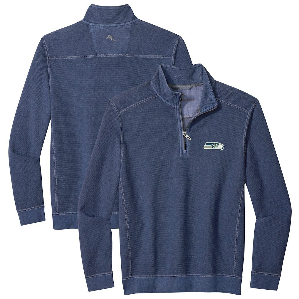 Seattle Seahawks Tommy Bahama Sport Tobago Half-Zip Pullover