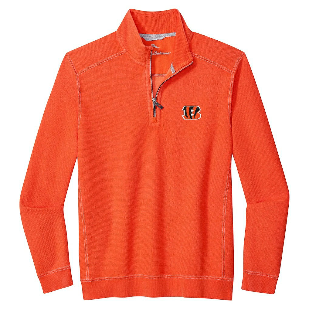Cincinnati Bengals Tommy Bahama Sport Tobago Half-Zip Pullover