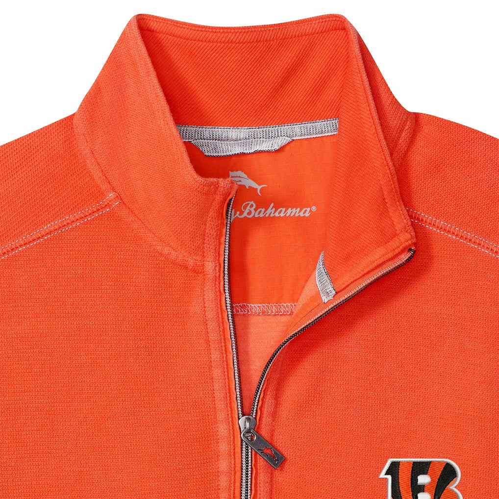 Cincinnati Bengals Tommy Bahama Sport Tobago Half-Zip Pullover