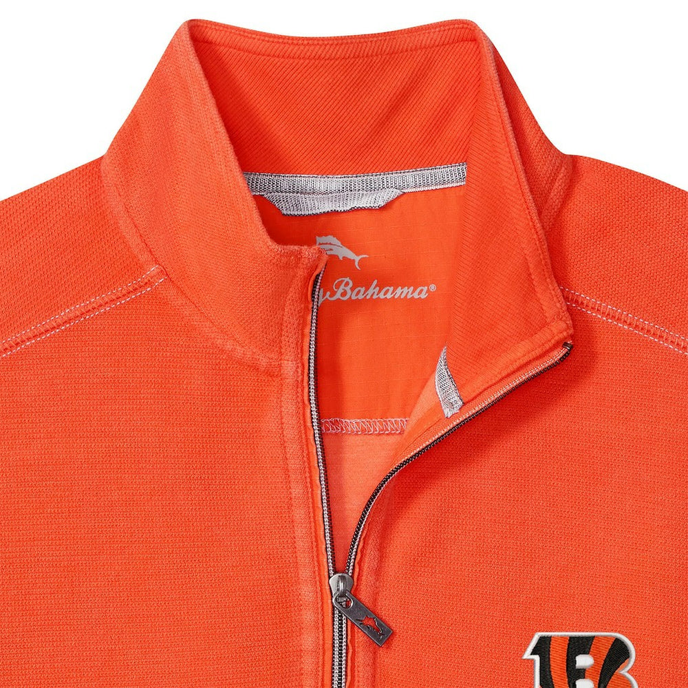 Cincinnati Bengals Tommy Bahama Sport Tobago Half-Zip Pullover