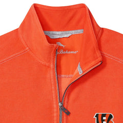 Cincinnati Bengals Tommy Bahama Sport Tobago Half-Zip Pullover