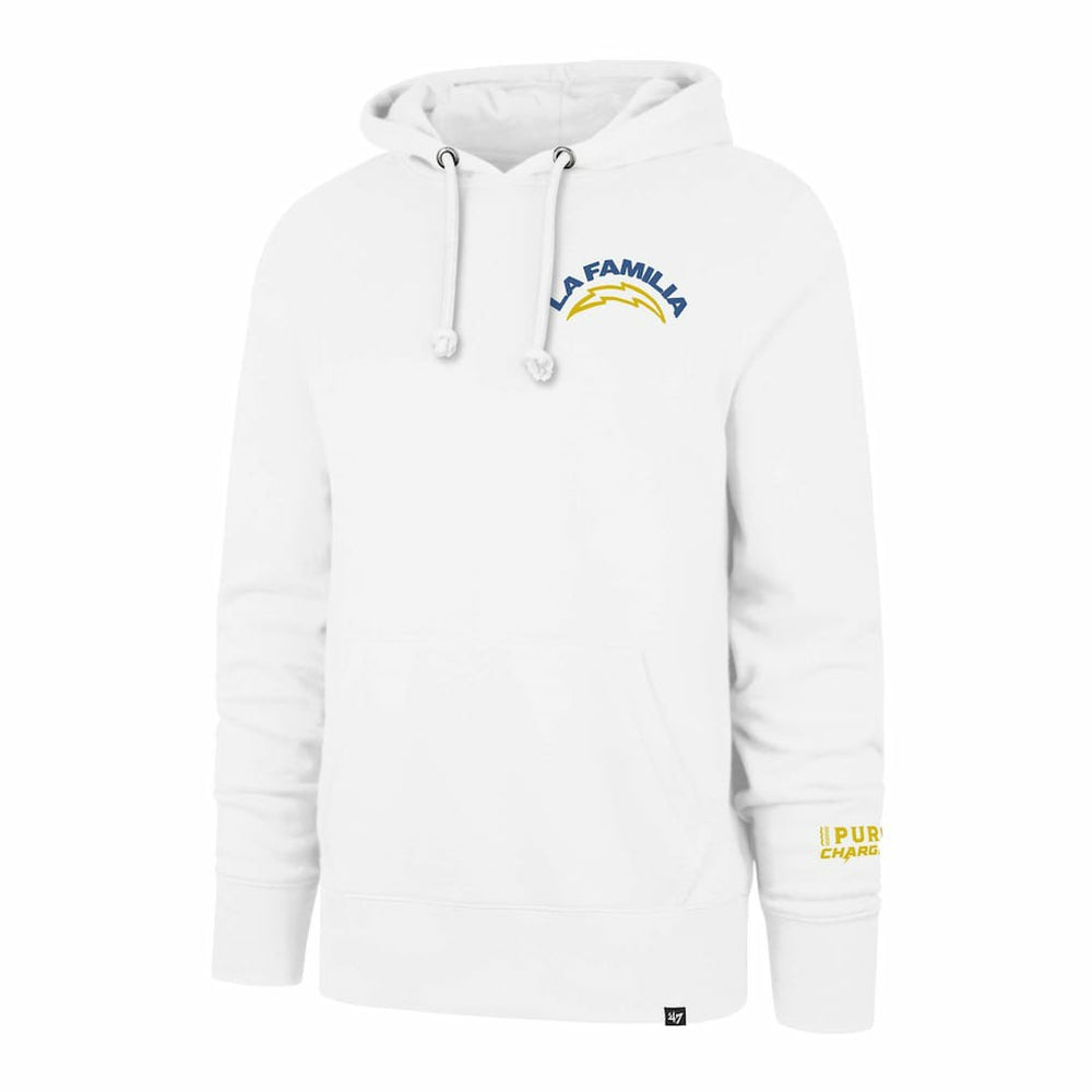 Los Angeles Chargers 47 brand '47 La Familia Headline Pullover Hoodie