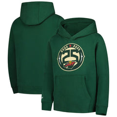 Minnesota Wild Mitchell & Ness Youth 25 Year Hoodie Online