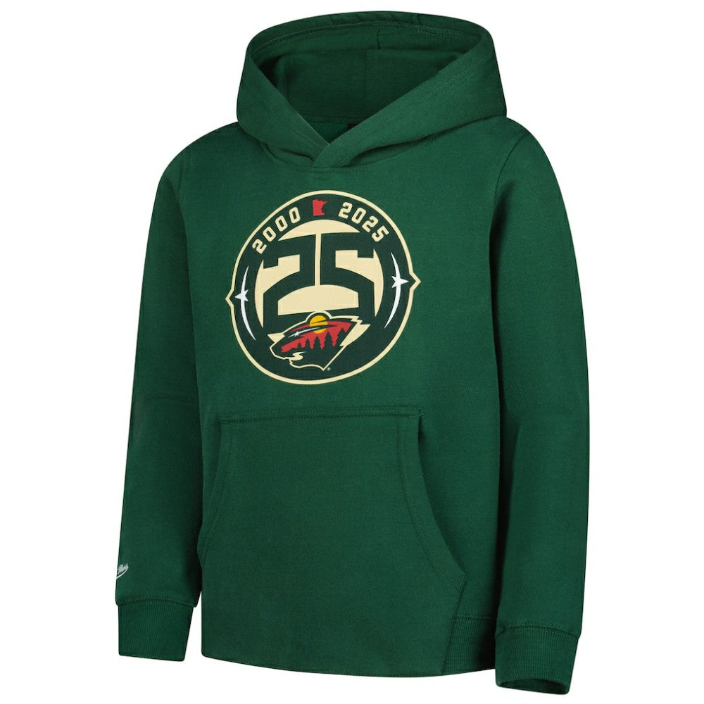 Minnesota Wild Mitchell & Ness Youth 25 Year Hoodie Online