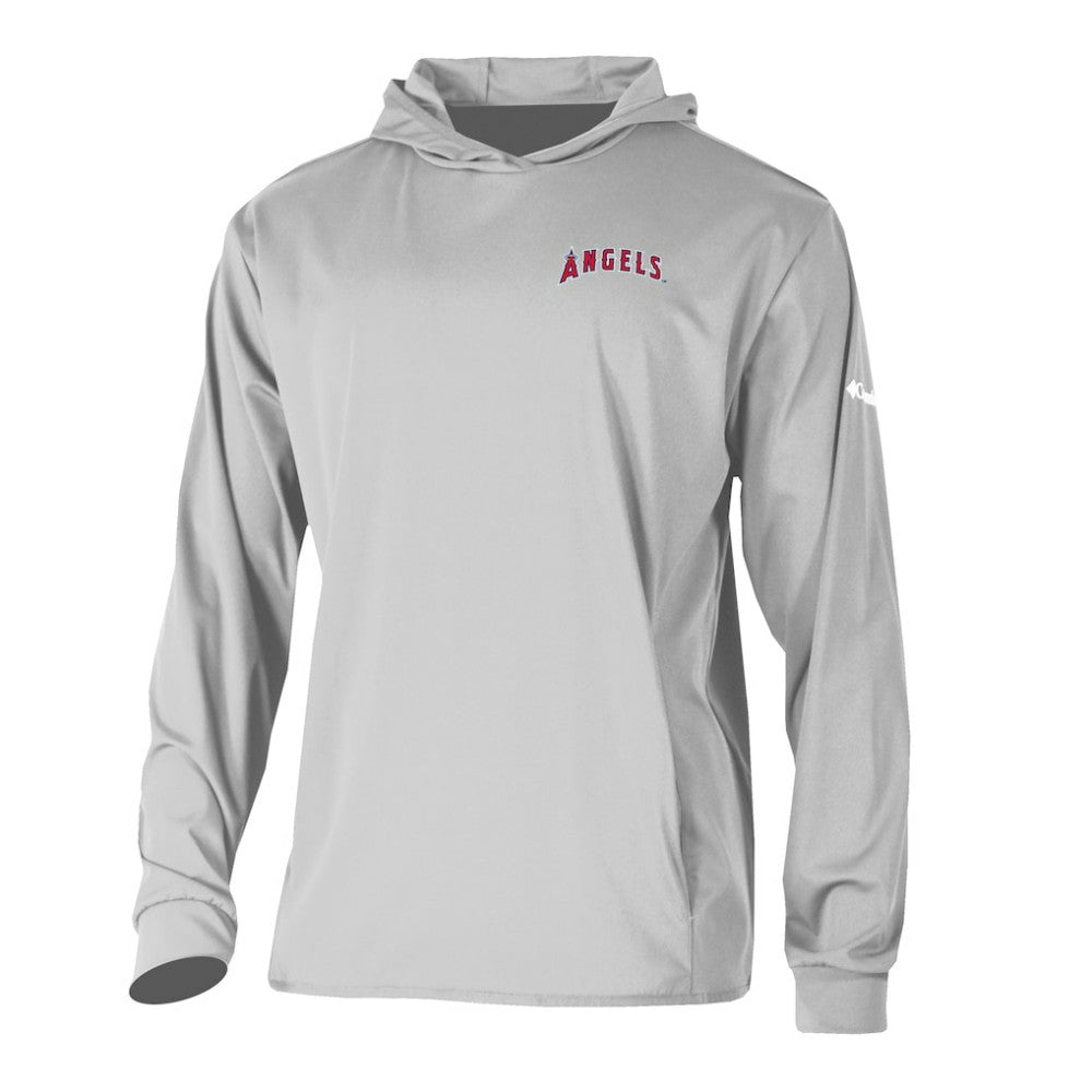 Los Angeles Angels Columbia Long Drive Pullover Hoodie | MLB Outlet