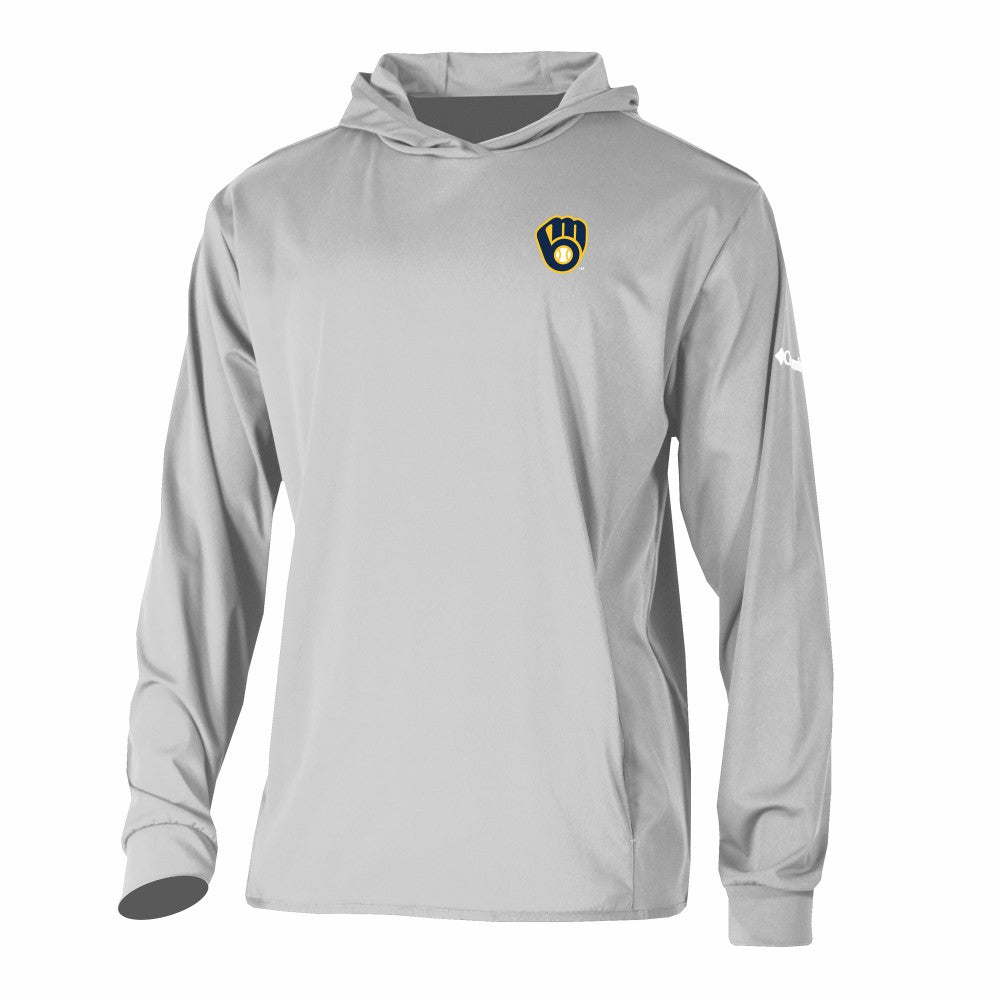 Milwaukee Brewers Columbia Long Drive Pullover Hoodie | MLB On Sale