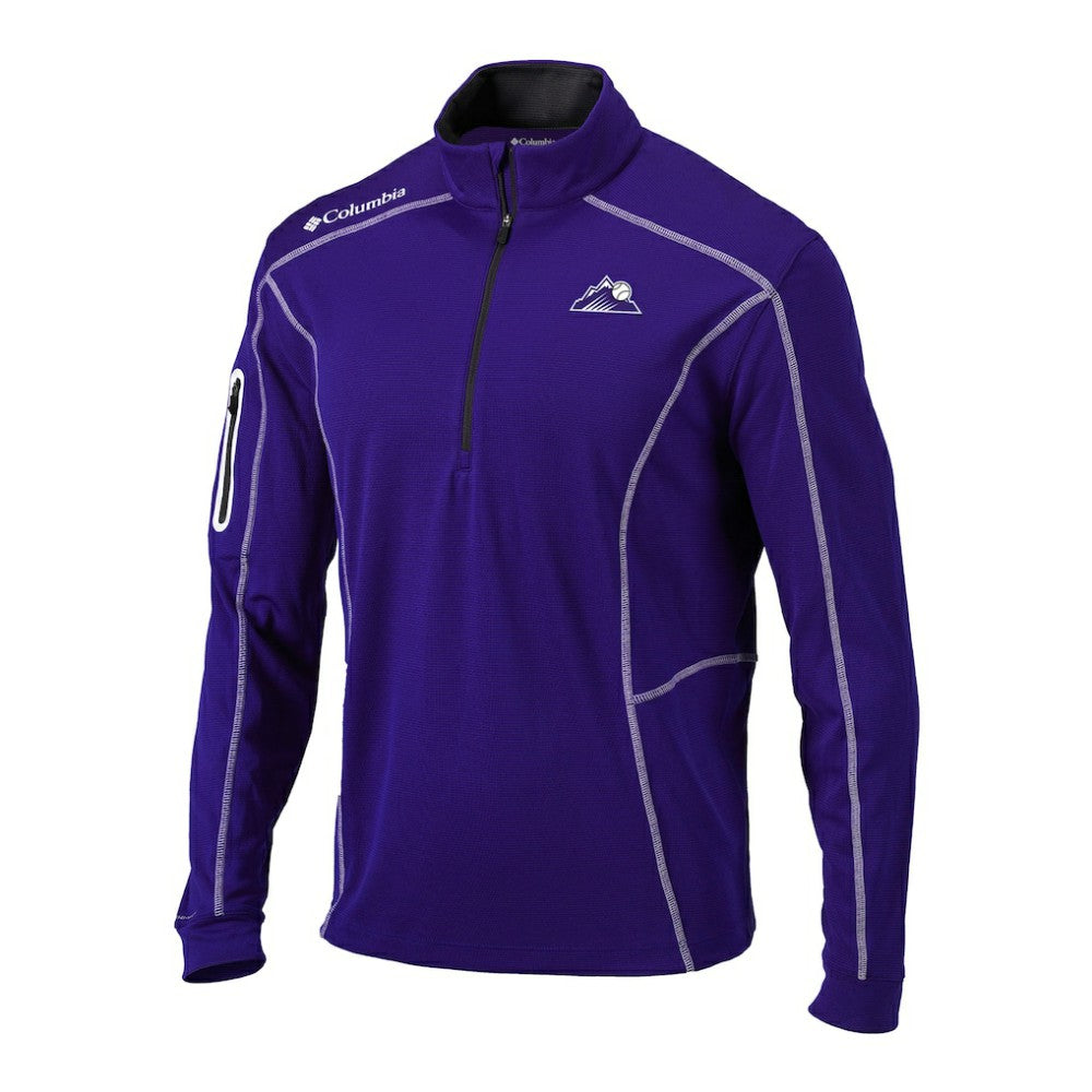 Colorado Rockies Columbia Omni-Wick Shotgun Quarter-Zip Pullover | MLB New
