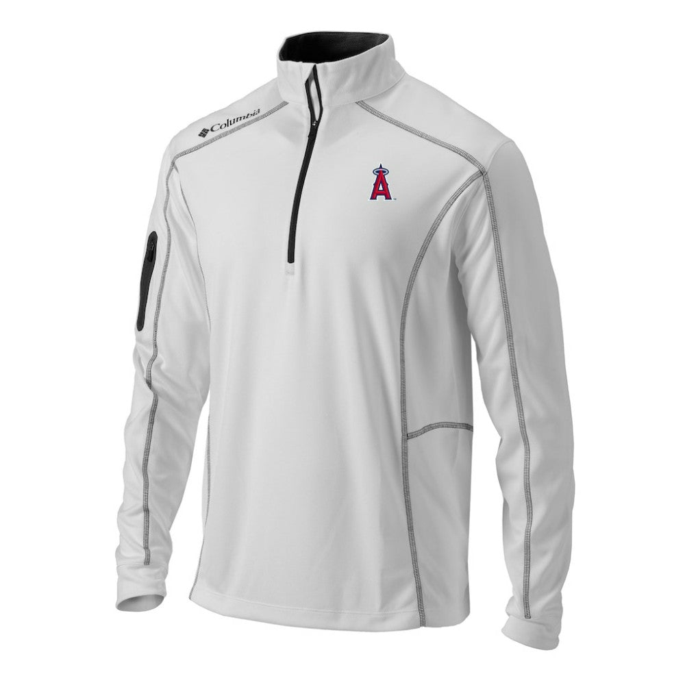 Los Angeles Angels Columbia Omni-Wick Shotgun Quarter-Zip Pullover | MLB Sale