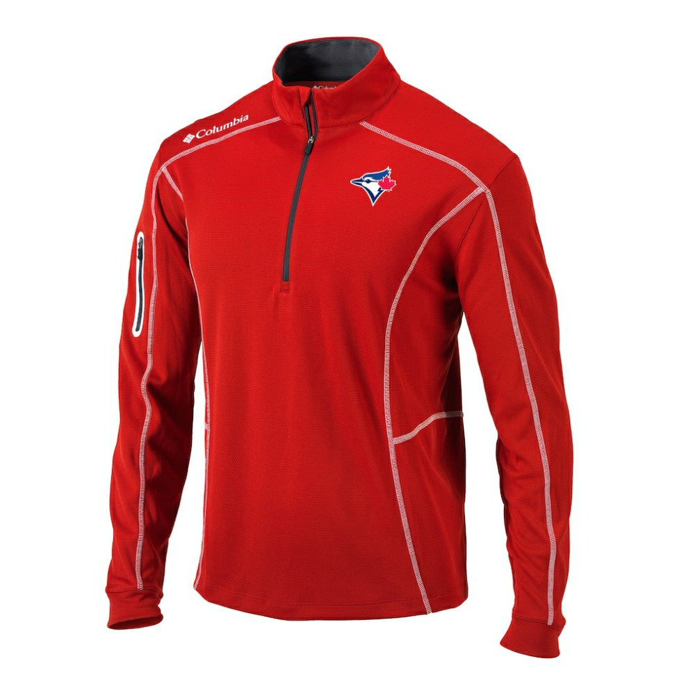 Toronto Blue Jays Columbia Omni-Wick Shotgun Quarter-Zip Pullover | MLB Outlet