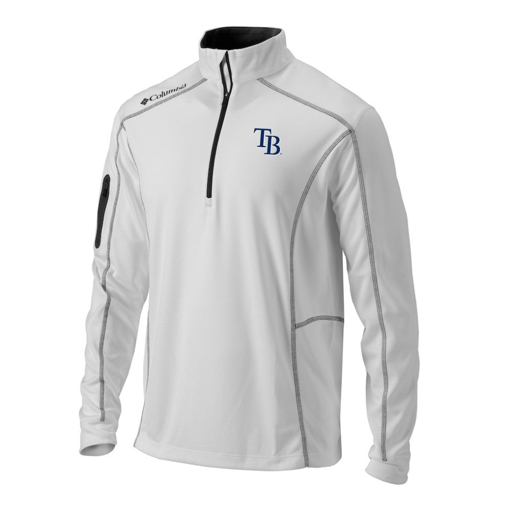 Tampa Bay Rays Columbia Omni-Wick Shotgun Quarter-Zip Pullover | MLB Discount