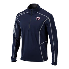 Washington Nationals Columbia Omni-Wick Shotgun Quarter-Zip Pullover | MLB Sale