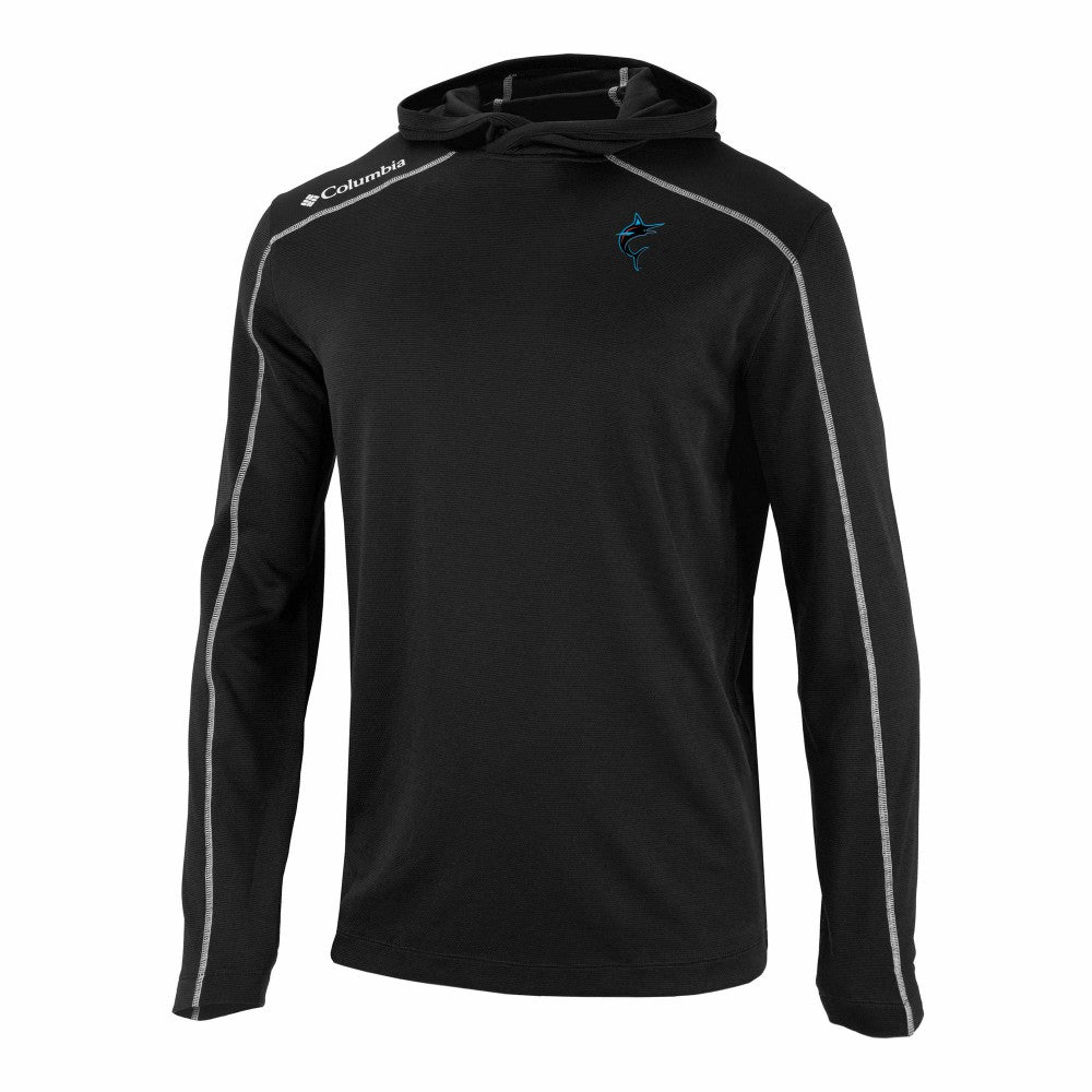 Miami Marlins Columbia Omni-Wick Shotgun Pullover Hoodie | MLB New