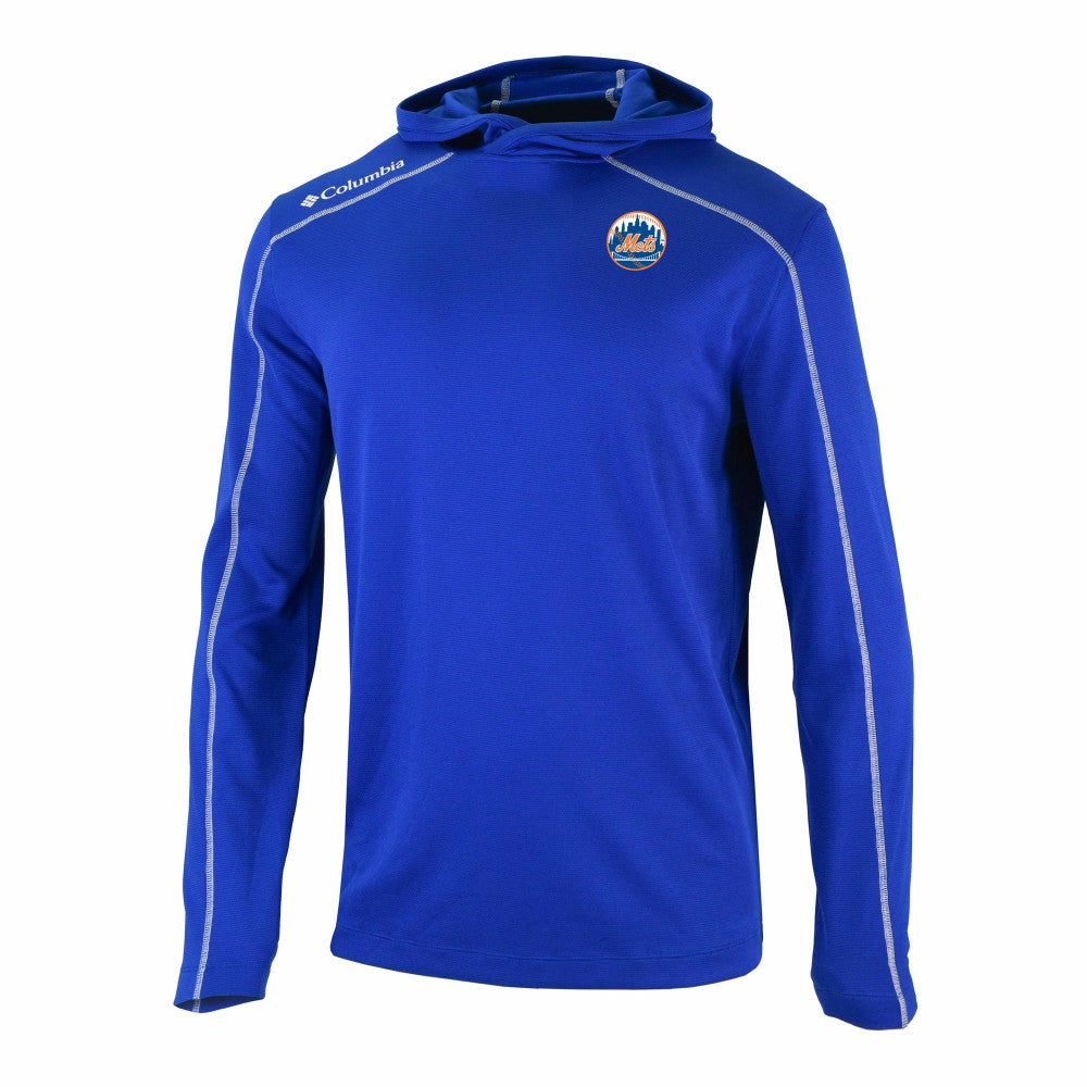 New York Mets Columbia Omni-Wick Shotgun Pullover Hoodie | MLB For sale