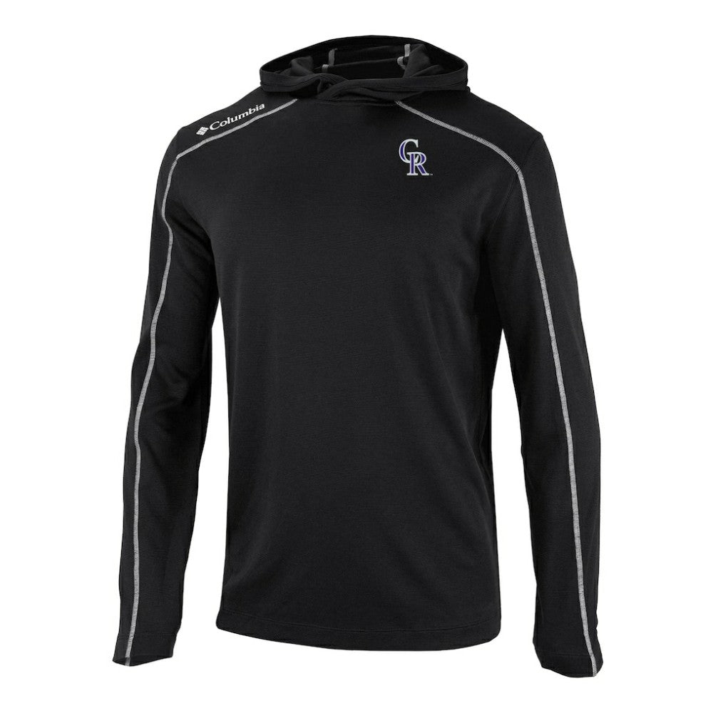 Colorado Rockies Columbia Omni-Wick Shotgun Pullover Hoodie | MLB Discount