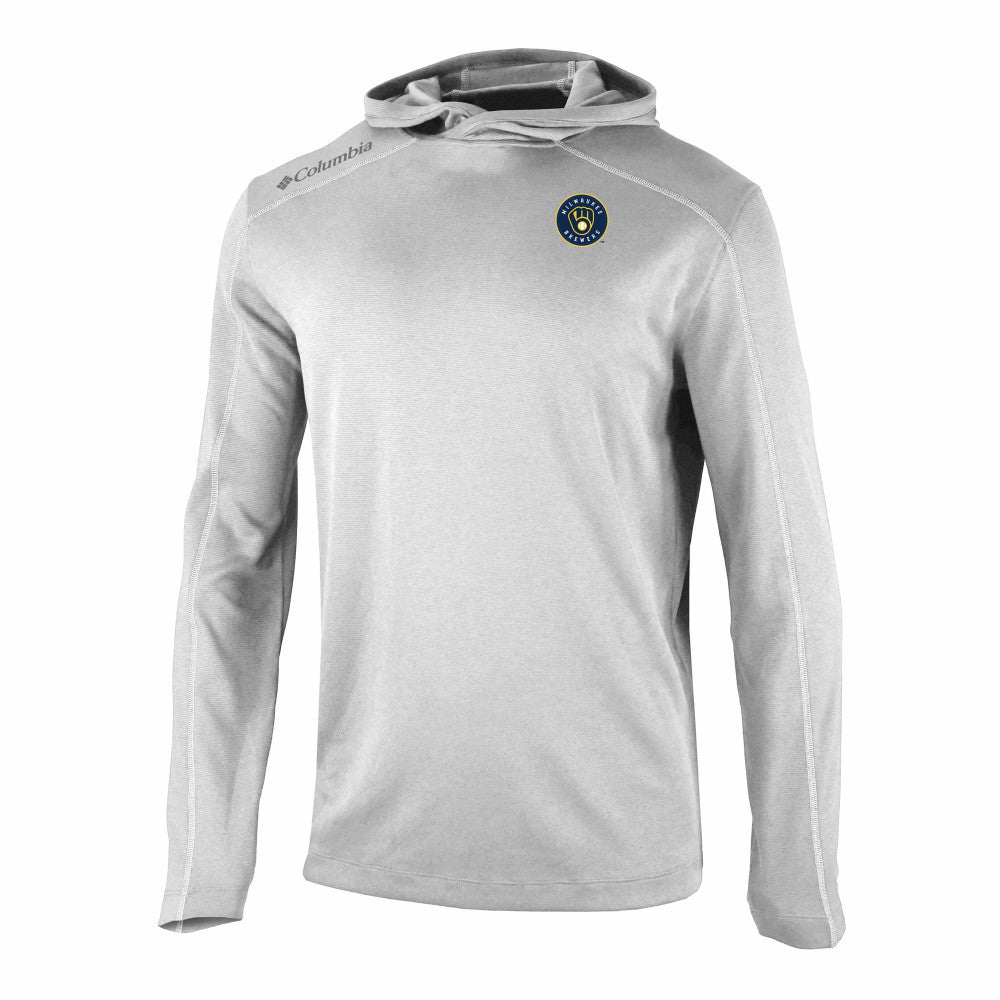 Milwaukee Brewers Columbia Omni-Wick Shotgun Pullover Hoodie | MLB Discount