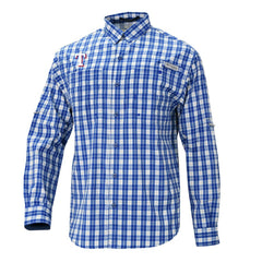 Texas Rangers Columbia Super Tamiami Omni-Shade Long Sleeve Button-Down Shirt | MLB Near me