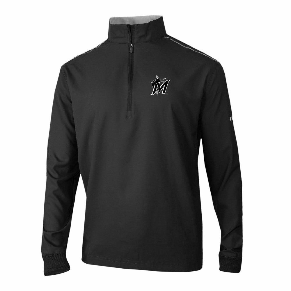 Miami Marlins Columbia Omni-Wick Bogey's Paradise Quarter-Zip Pullover | MLB For sale