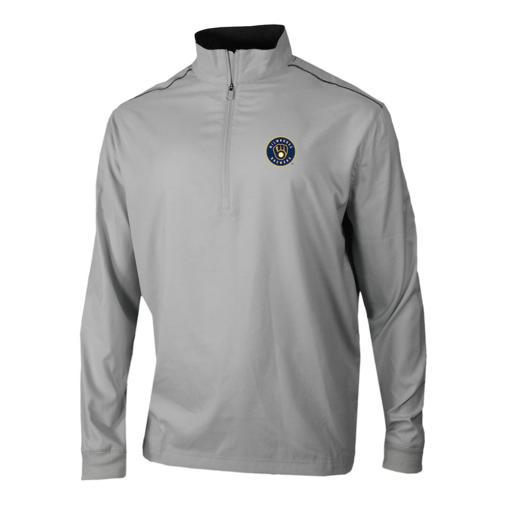 Milwaukee Brewers Columbia Omni-Wick Bogey's Paradise Quarter-Zip Pullover | MLB For sale
