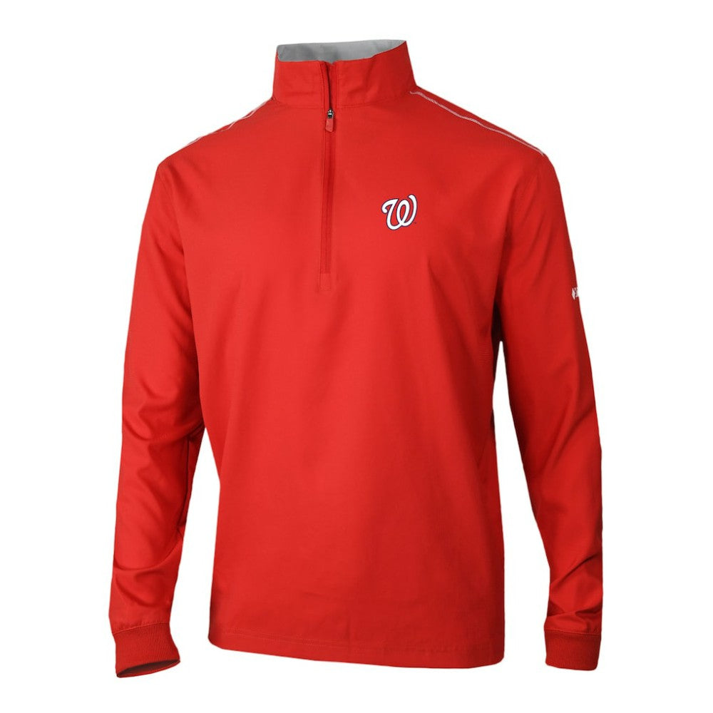 Washington Nationals Columbia Omni-Wick Bogey's Paradise Quarter-Zip Pullover | MLB For sale