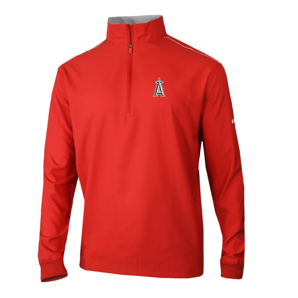 Los Angeles Angels Columbia Omni-Wick Bogey's Paradise Quarter-Zip Pullover | MLB Outlet