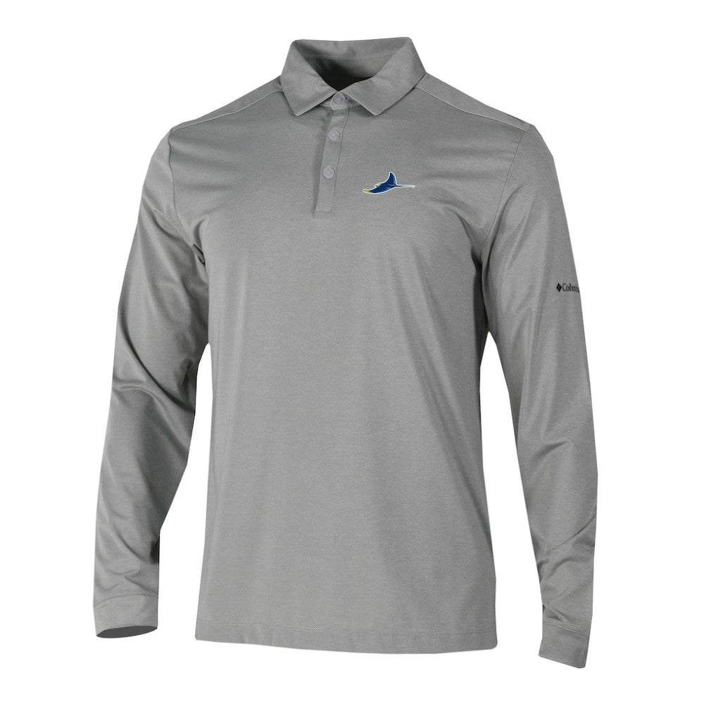 Tampa Bay Rays Columbia Omni-Wick Pin High Long Sleeve Polo | MLB Online