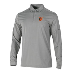 Baltimore Orioles Columbia Omni-Wick Pin High Long Sleeve Polo | MLB On Sale
