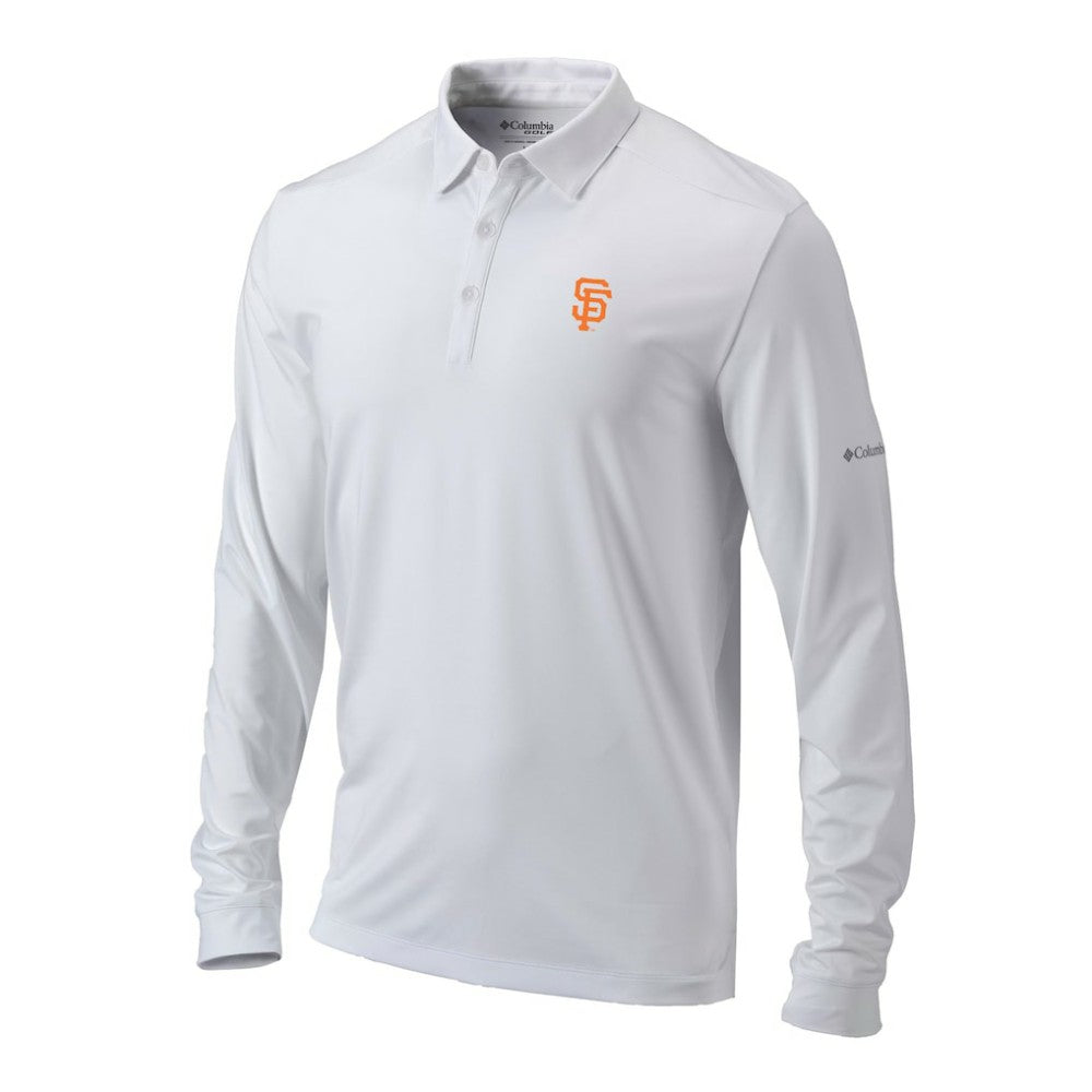 San Francisco Giants Columbia Omni-Wick Pin High Long Sleeve Polo | MLB Online