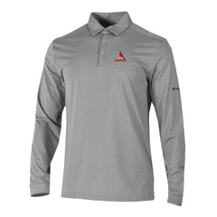 St. Louis Cardinals Columbia Omni-Wick Pin High Long Sleeve Polo | MLB New