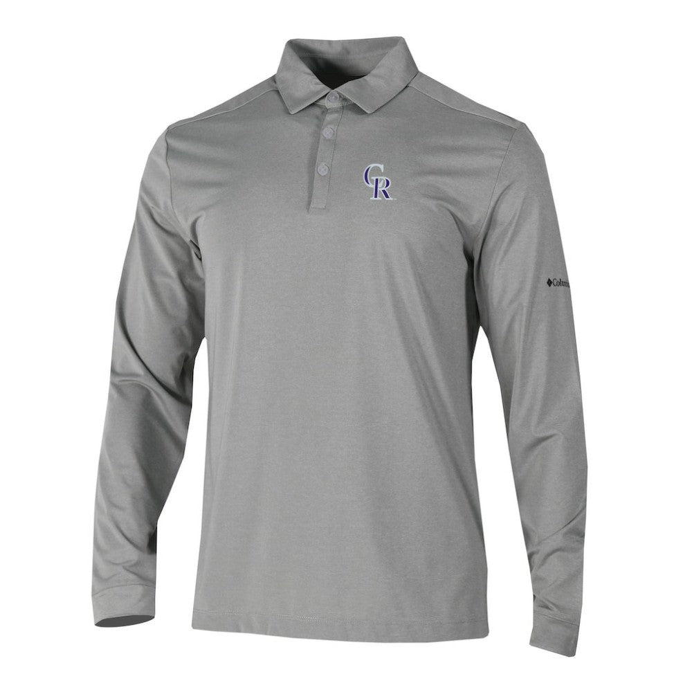 Colorado Rockies Columbia Omni-Wick Pin High Long Sleeve Polo | MLB Near me