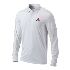 Arizona Diamondbacks Columbia Omni-Wick Pin High Long Sleeve Polo | MLB Outlet