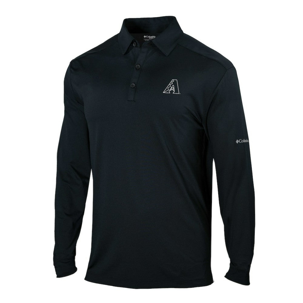 Arizona Diamondbacks Columbia Omni-Wick Pin High Long Sleeve Polo | MLB On Sale