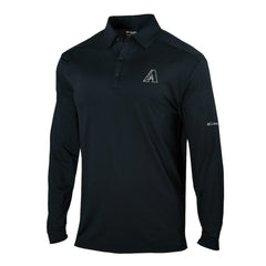 Arizona Diamondbacks Columbia Omni-Wick Pin High Long Sleeve Polo | MLB On Sale